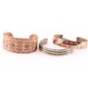 Image 1 : Lot of 3 Copper Cuffs.