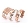 Image 3 : Lot of 3 Copper Cuffs.