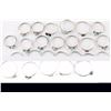 Image 3 : Lot of 25 Sterling Girls Rings.