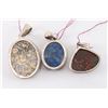 Image 2 : Lot of 3 Sterling Pendants.