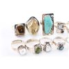 Image 3 : Lot of 12 Charles Skiera Rings.