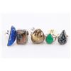 Image 1 : Lot of 5 Natural Stone Rings.