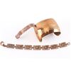 Image 2 : Lot of 2 Copper Cuffs & a Bracelet.