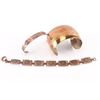 Image 3 : Lot of 2 Copper Cuffs & a Bracelet.