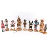 Image 1 : Lot of 9 Hopi Kachinas
