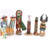 Image 2 : Lot of 9 Hopi Kachinas