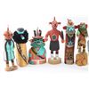 Image 3 : Lot of 9 Hopi Kachinas