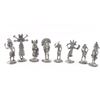 Image 1 : Lot of 8 Hopi Pewter Kachinas