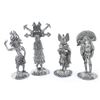 Image 3 : Lot of 8 Hopi Pewter Kachinas