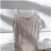 Image 3 : Brand new Beige Midi Dress for women with undershirt; stretchable fabric; Soft fabric; 2 pieces