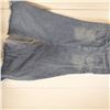 Image 6 : Women ice blue Denim skirt midi with black and greycheck Shirt Size M