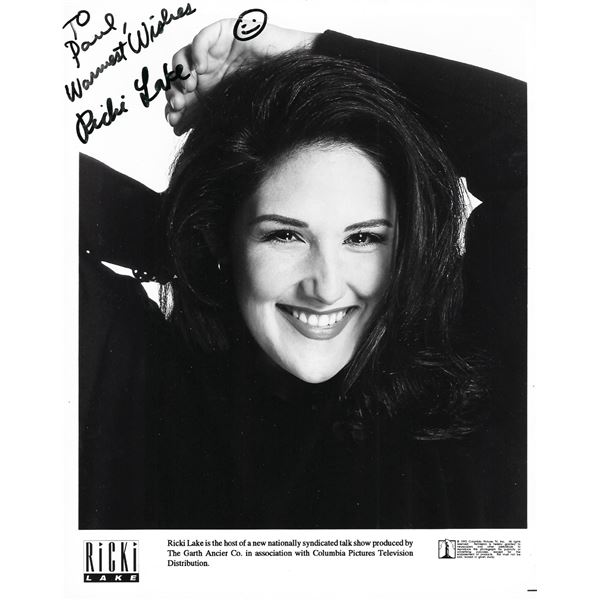 Ricki Lake signed photo