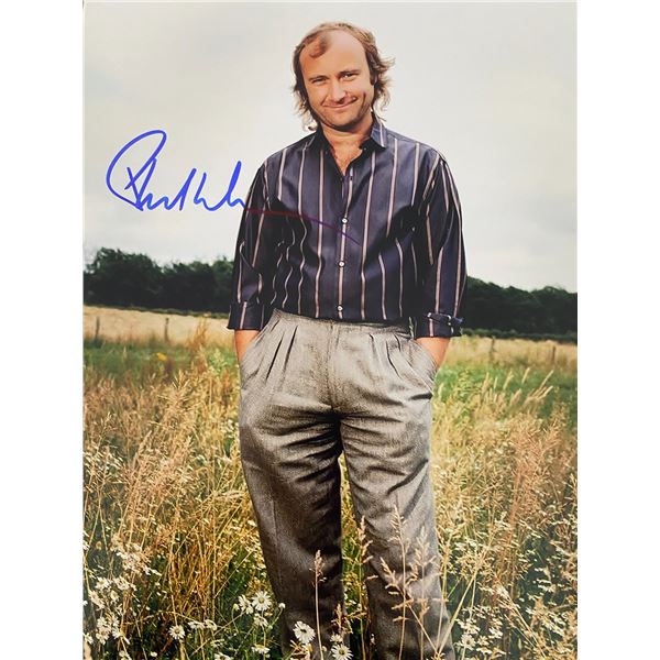 Phil Collins signed photo