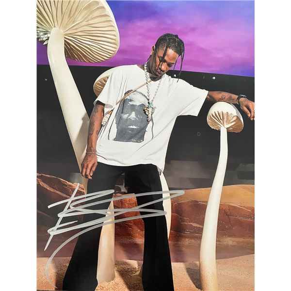 Travis Scott signed photo
