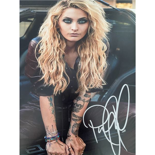 Paris Jackson signed photo