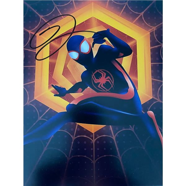 Spiderman Miles Morales signed photo