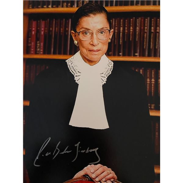 Supreme Court Justice Ruth Bader Ginsburg signed photo