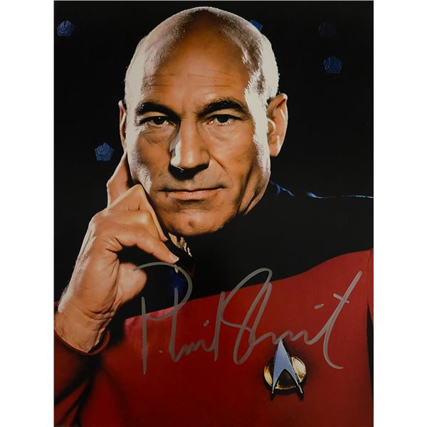Star Trek Patrick Stewart signed photo