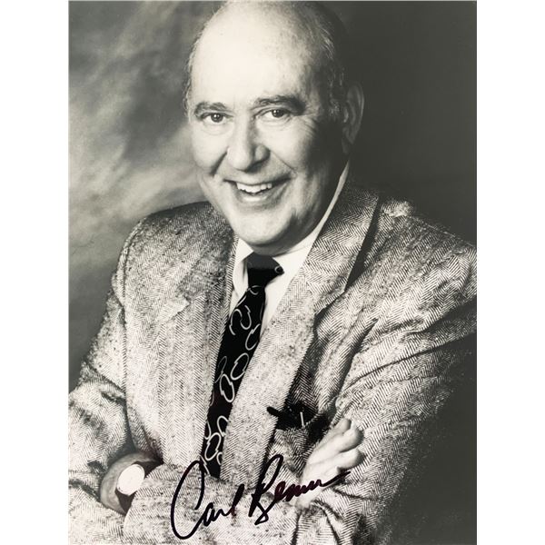Carl Reiner signed photo