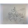 Image 1 : The Flintstones original hand drawn artwork for cartoon
