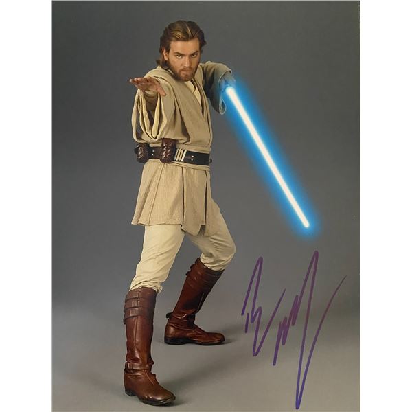Star Wars Ewan McGregor signed photo