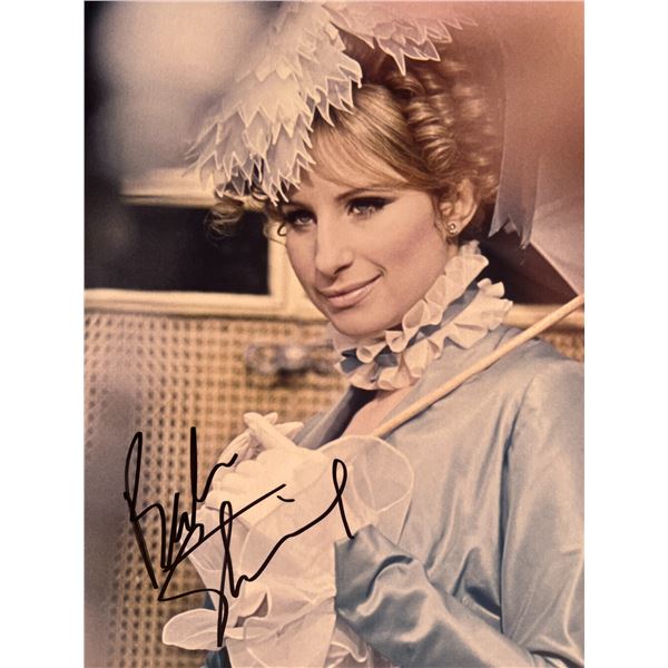 Barbra Streisand signed photo