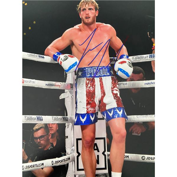 Logan Paul signed photo