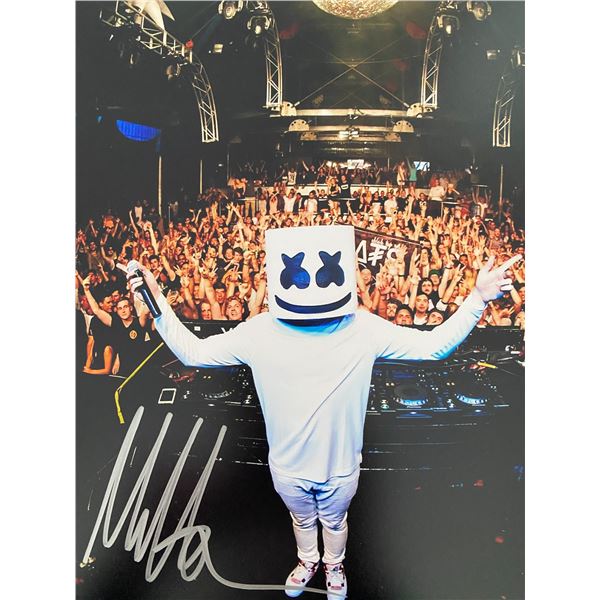 Marshmello signed photo