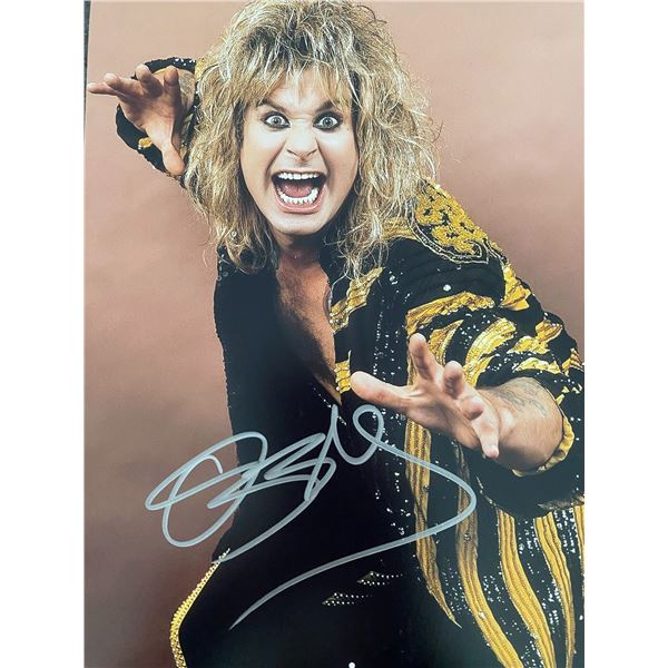 Ozzy Osbourne signed photo