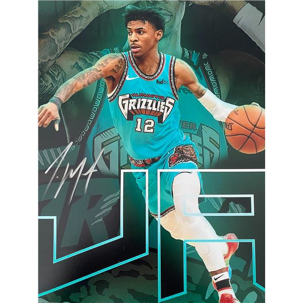 NBA Vancouver Grizzlies  Ja Morant signed photo