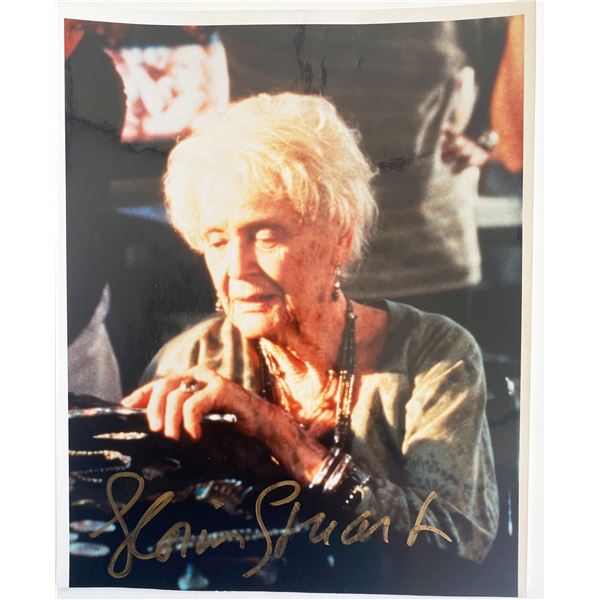 Laugh In Gloria Stuart signed photo