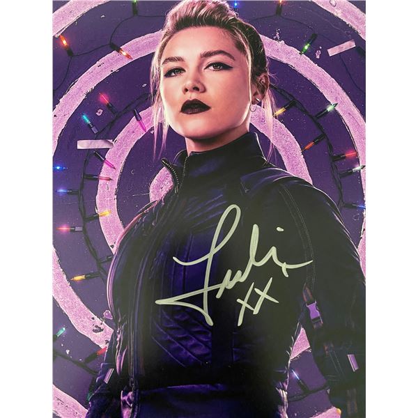 The Black Widow Florence Pugh signed photo