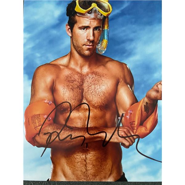Ryan Reynolds signed photo