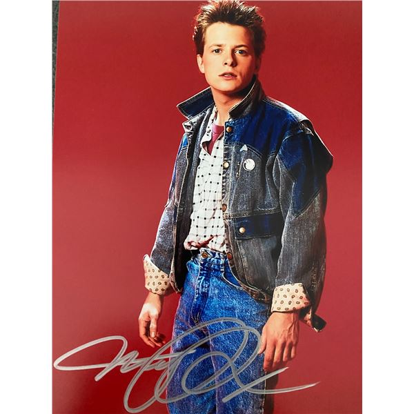 Back to The Future Michael J Fox signed photo
