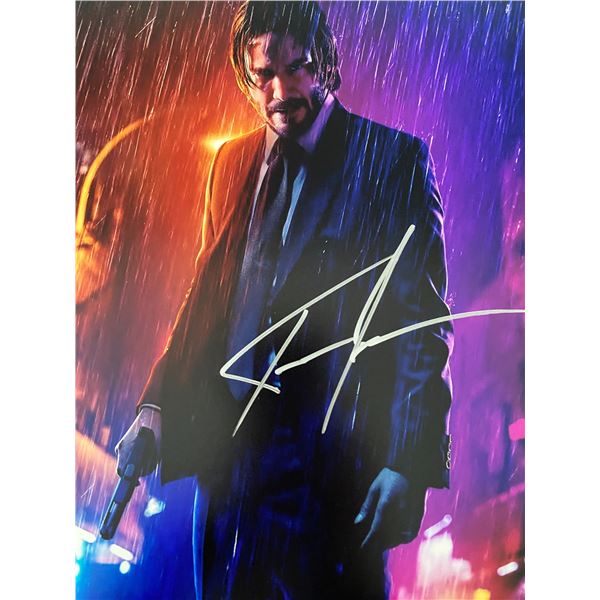John Wick Keanu Reeves signed photo