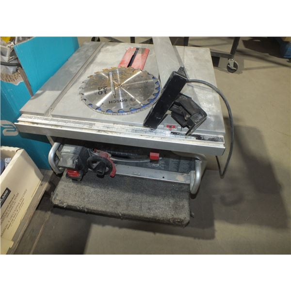 Bosch Table Saw w/ 2  xtra Blades