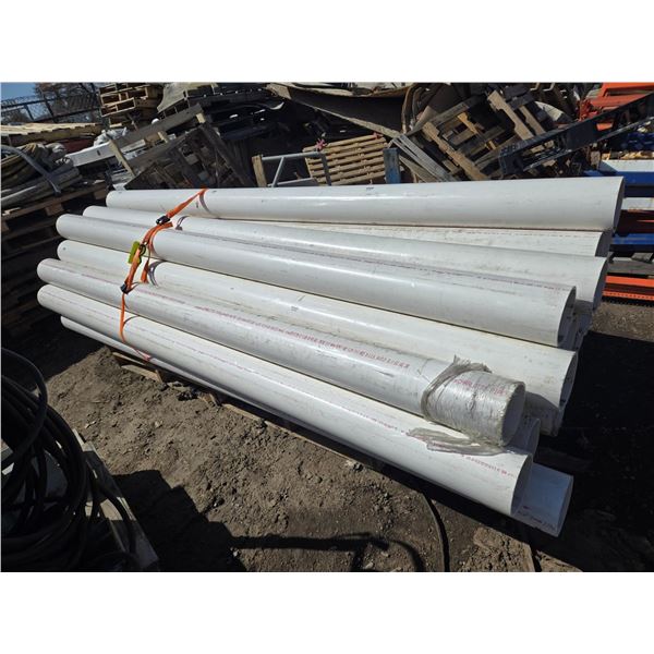 27pcs Of White PVC Pipe
