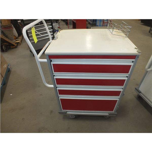 4 Drawer Storage Cart On Wheels