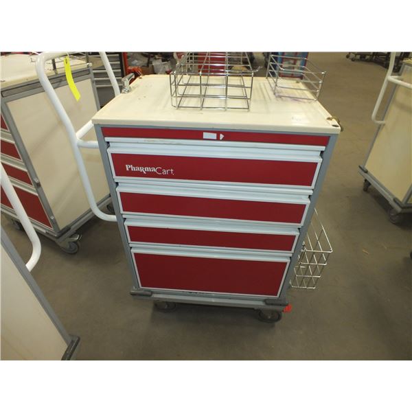 4 Drawer Storage Cart On Wheels