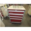 Image 1 : 4 Drawer Storage Cart On Wheels
