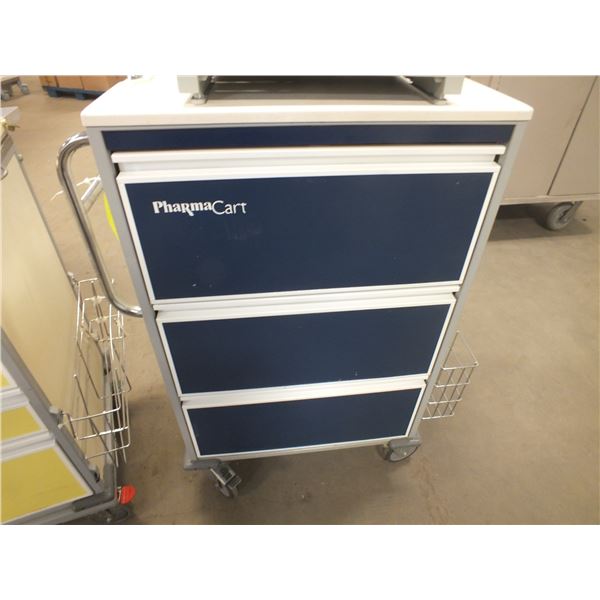 3 Drawer Storage Cart On Wheels