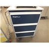 Image 1 : 3 Drawer Storage Cart On Wheels