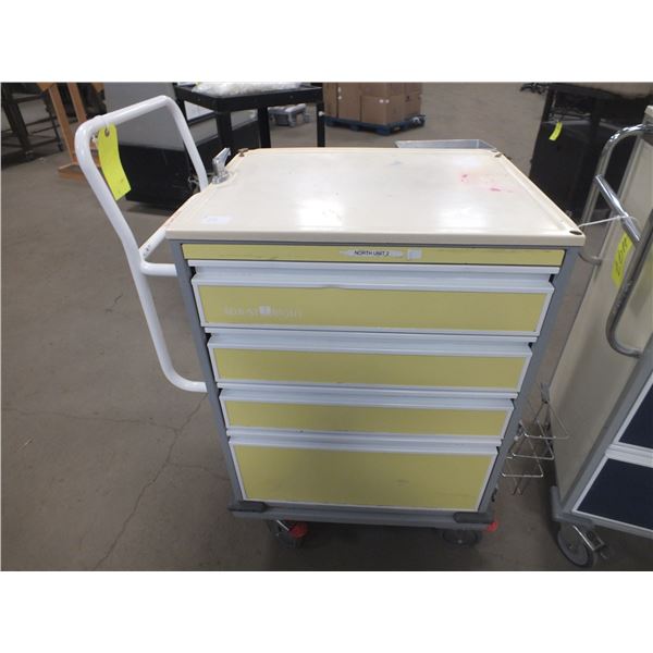 4 Drawer Storage Cart On Wheels