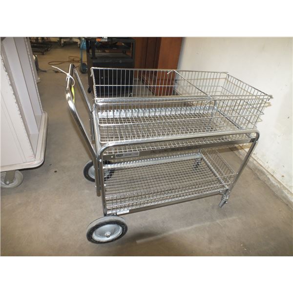 Stainless Steel Cart On Wheels