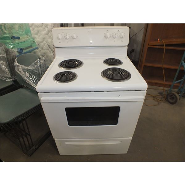 White Westing House 4 Burner Coil Top Stove