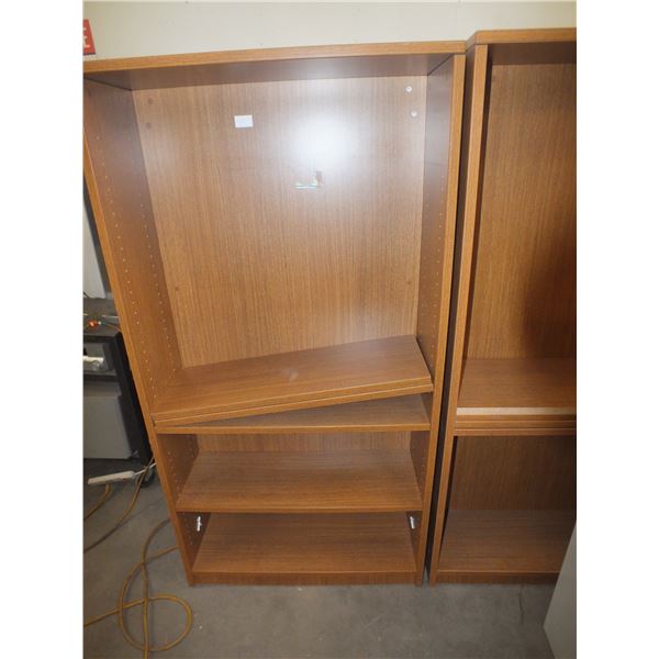 6 Wooden Bookshelves