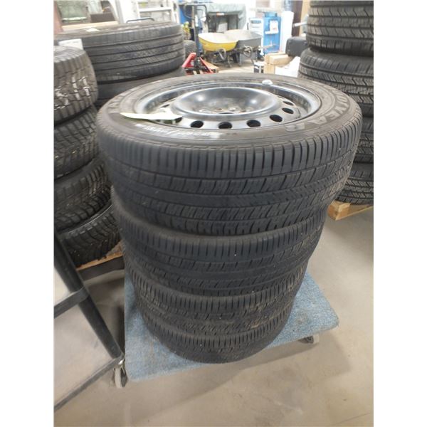 Set Of 4 Tires On Rims
