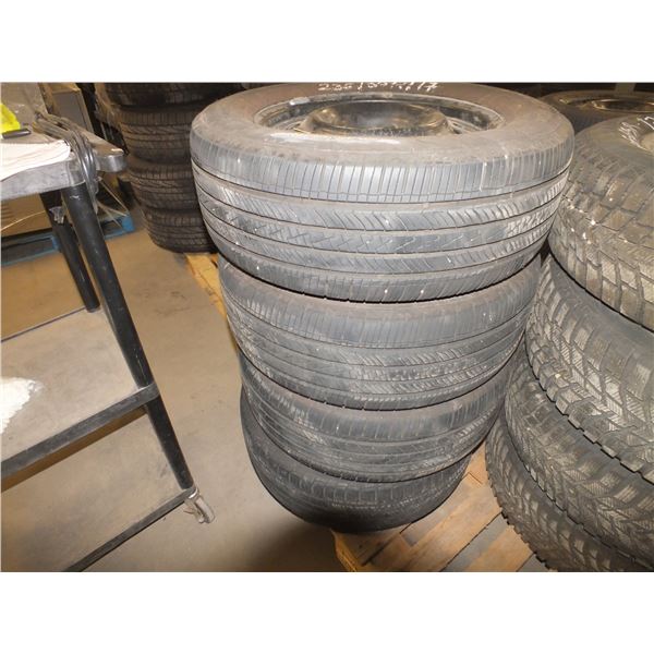 Set Of 4 Tires On Rims