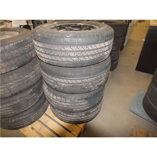 Set Of 4 Tires On Rims