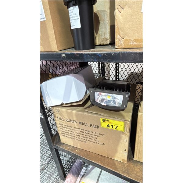 CASE OF 6 BOXES OF FULL CUTOFF WALL PACK LIGHTS